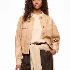 3.1 Phillip Lim Tan Bomber Jacket *small flaw
